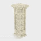 軽い大理石の柱のビンテージスタイル