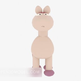 Brinquedo infantil burro pequeno modelo 3d