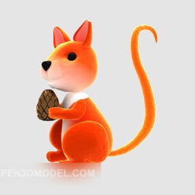 Kleines Eichhörnchenspielzeug 3D-Modell