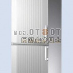 Modelo 3d de refrigerador común