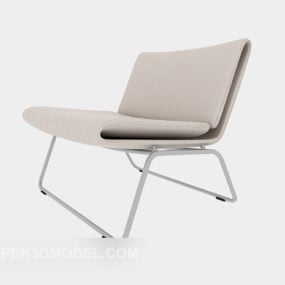 Moderni Chaise Lounge On Floor 3D-malli