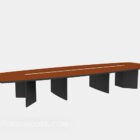 Long Conference Table Wooden