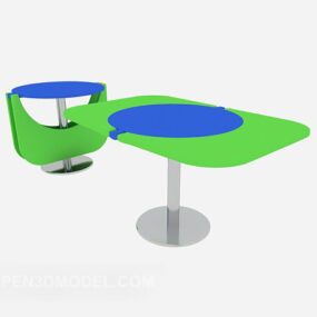 3д модель небольшого столика гостиной зоны