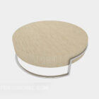 Table basse en bois de forme ronde