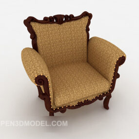 Luxury European Home Chair 3d model