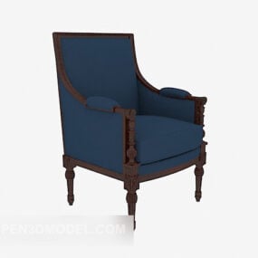 Ylellinen nojatuoli 3d-malli