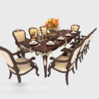 Luxury Generous European Table And Chair