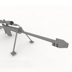 Machine Gun Lowpoly Gun 3d model