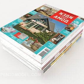 דגם תלת מימד של מגזין אדריכלות