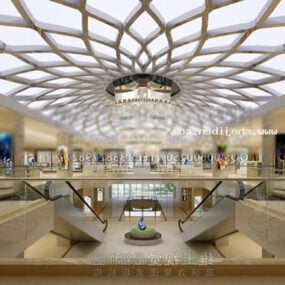 City Mall interiør 3d-model