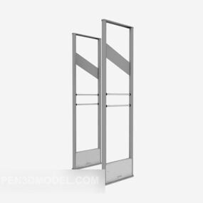 Mall Security Gate 3d model
