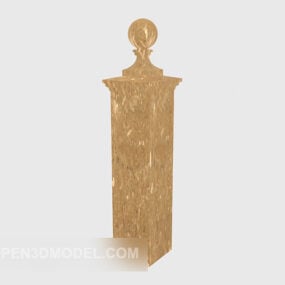 대리석 기둥 기둥 3d 모델