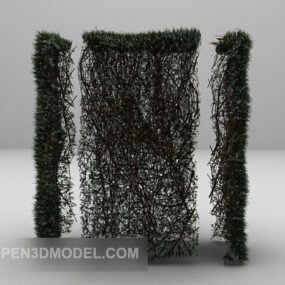 3d модель лугової рослини плюща