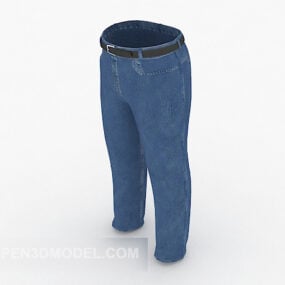 Pantalon en jean pour homme modèle 3D