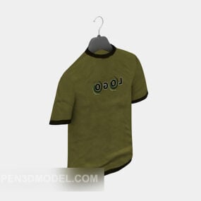 Men’s Short Sleeve Green 3d model