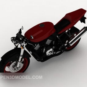 Herren-Motorrad-Sportfahrrad 3D-Modell