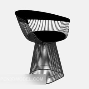 Metalowy stołek ogrodowy Model 3D