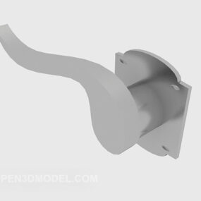 Kovová klika dveří V1 3D model