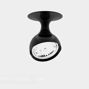 Metallmaterial Spotlight 3D-Modell