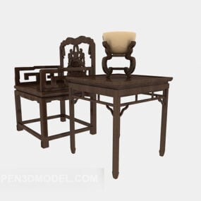 3д модель китайской старинной мебели