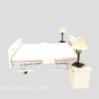 Mobile home bed 3d model