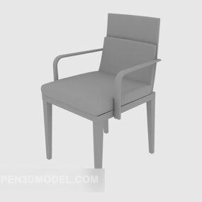 3д модель современного офисного стула общего дизайна