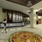 Çin restoranı iç için modern dekor
