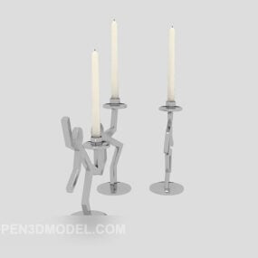 Modern Creative Candlestick Light 3d model
