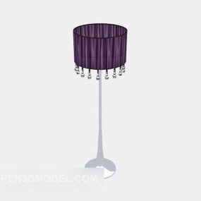 Modern Crystal Floor Lamp 3d model