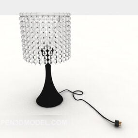 Modern Crystal Table Lamp 3d model