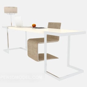 Office Modern Work Desk דגם תלת מימד