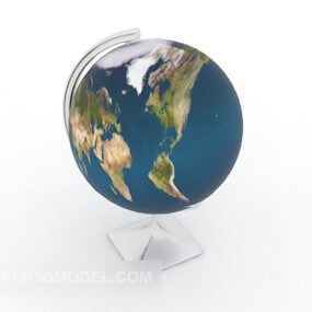 דגם תלת מימד מודרני Earth Globe