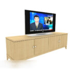 Moderni LCD-televisio puinen kaappi