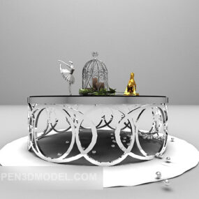 European Modern Round Table 3d model