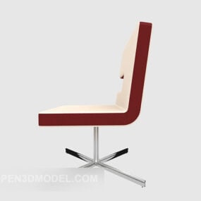 Modern Armless Lounge Chair 3d model