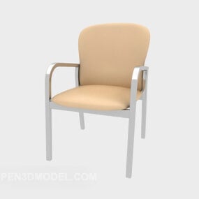 Chaise à accoudoirs moderne modèle 3D