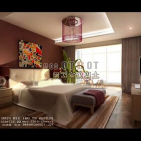 Modern Bedroom Common Style 3d model