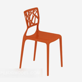 3д модель современного яркого кресла для отдыха