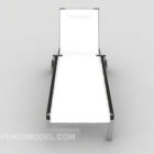 Modern Casual White Lounge Chair