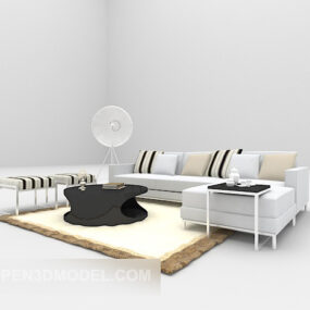 Modern Furniture Set Sofa 3d model
