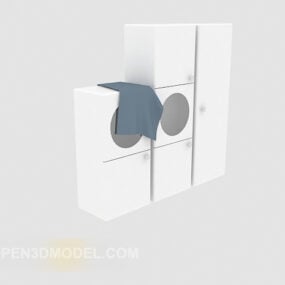 Modern Tamburlu Çamaşır Makinesi 3D model