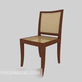 Modern Family Simple Dining Chair 3d model