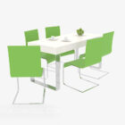 Modern Fresh Dining Chairs Table Furniture