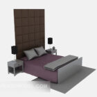 Modernit huonekalut sängyssä