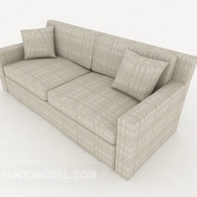 Modern Grey Home Multi Seters Sofa 3d modell