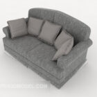 Sofa Multiplayer Grey Modern Modern