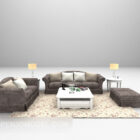 Tavolo moderno divano grigio