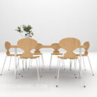 Moderne stol med spisebordskombinasjon