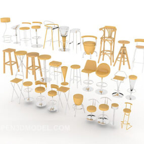 3D-Modell der Modern Home Chair Collection
