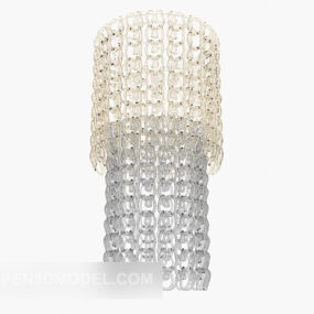 Lampadario di cristallo per la casa moderna modello 3d